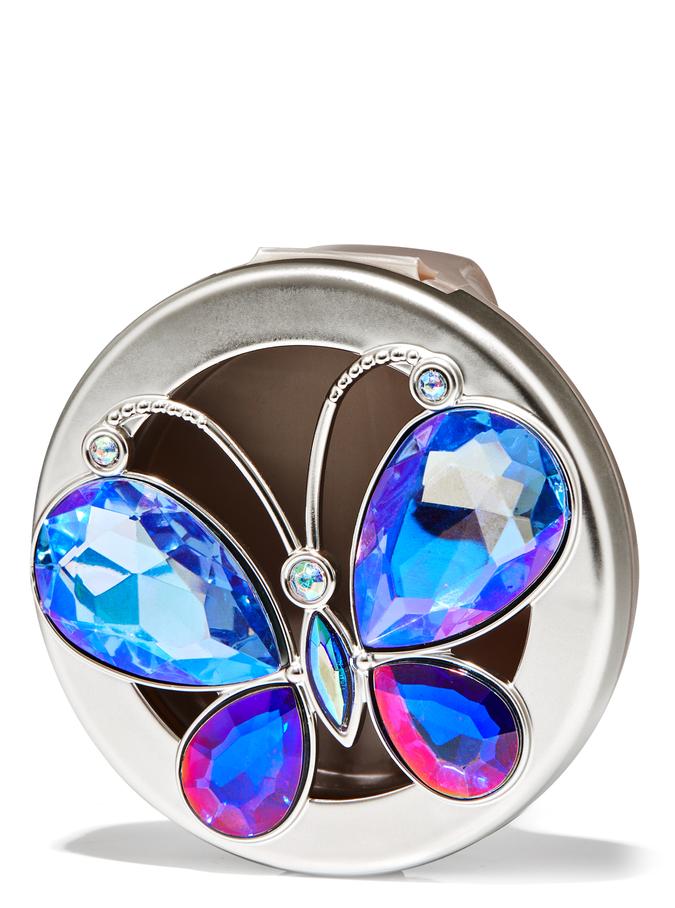 Gemstone Butterfly Visor Clip image number 0